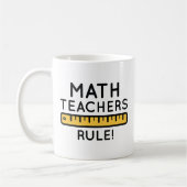 Math Teachers Rule Kaffeetasse (Links)