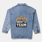 Math Team Jaguars Panthers Pumas Jeansjacke (Rückseite)