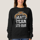 Math Team Lehrer 12. Klasse Studenten Jaguars Pan Sweatshirt (Vorderseite)
