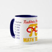 Math-Team-Meisterschaftstasse Tasse (Vorderseite Links)