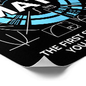 Math The First Step Is Admitting You Have A Proble Poster (Ecke)