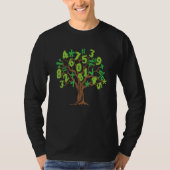 Math Tree I Tree Math Symbols Numbers Trees Math T-Shirt (Vorderseite)