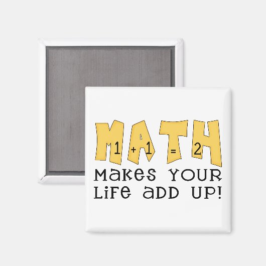 Math Tshirts und Geschenke Magnet (Vorderseite/Rückseite)