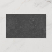 Math Tutor Beruflich Red Apple & Chalkboard Visitenkarte (Rückseite)