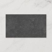 Math Tutor Beruflich Red Apple & Chalkboard Visitenkarte (Rückseite)