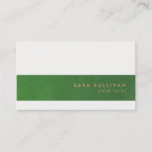 Math Tutor Business Card Eleganter Streifen Visitenkarte (Vorderseite)
