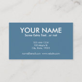 Math Tutor Business Cards Visitenkarte (Rückseite)