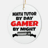 Math Tutor Gamer Keramikornament (Links)