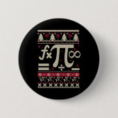 Math Ugly Christmas Button (Vorderseite)