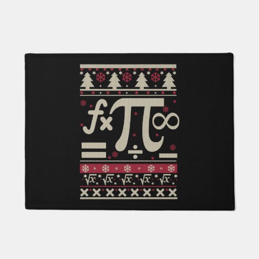 Math Ugly Christmas Fußmatte (Vorderseite)