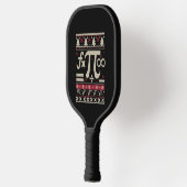 Math Ugly Christmas Pickleball Schläger (Links)