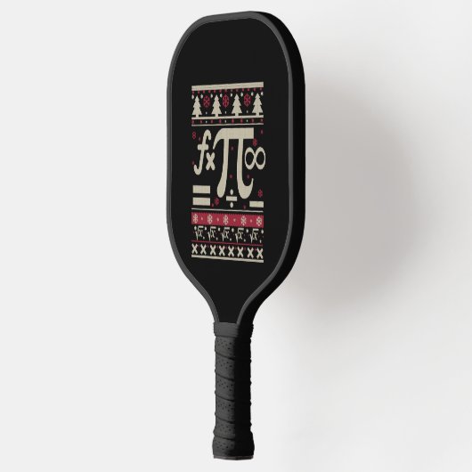 Math Ugly Christmas Pickleball Schläger (Links)
