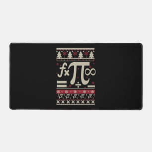 Math Ugly Christmas Schreibtischunterlage