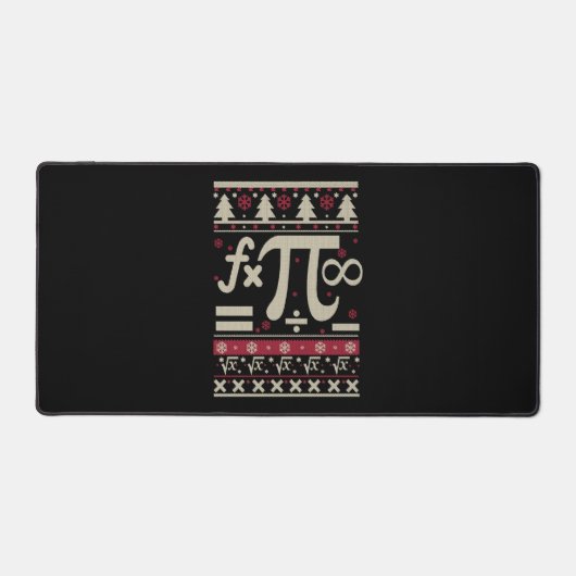 Math Ugly Christmas Schreibtischunterlage (Vorderseite)