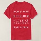 Math Ugly Christmas Sweater T-Shirt (Design vorne)