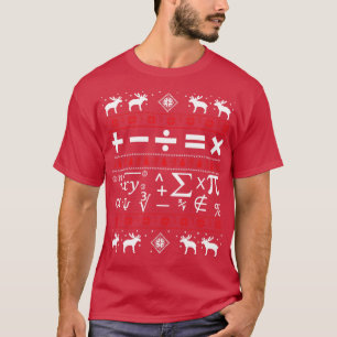 Math Ugly Christmas Sweater T-Shirt