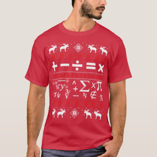 Math Ugly Christmas Sweater T-Shirt