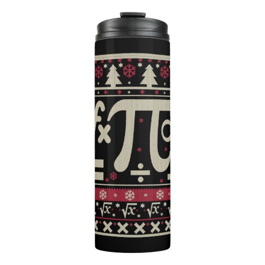 Math Ugly Christmas Thermosbecher (Vorderseite)