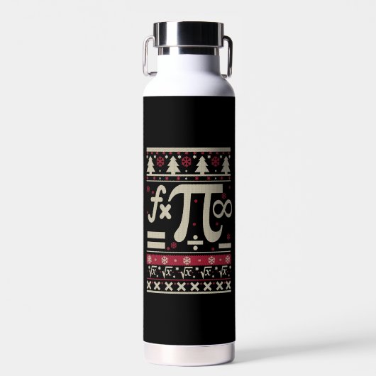 Math Ugly Christmas Trinkflasche (Vorne)