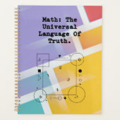 Math Universal Language | Truth & Logic Educator Planer (Vorderseite)