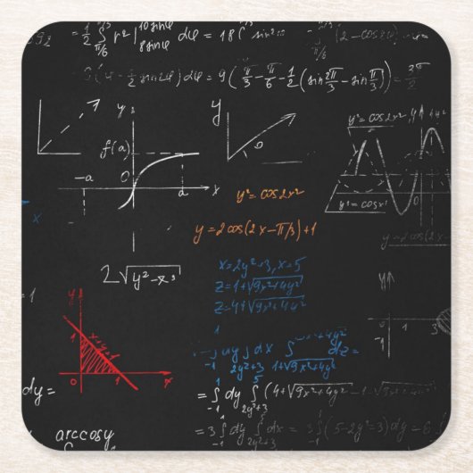 Math Untersetzer (Vorderseite)