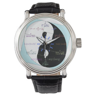 Math Watch (Golden Ratio Yin and Yang) Armbanduhr