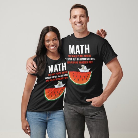 Math Watermelons Funny Math crazy banana  T-Shirt (Unisex)