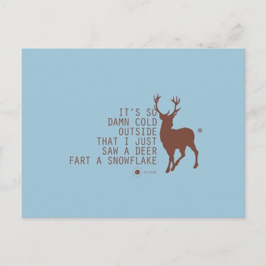 MATH WEAR — COLD ™ POSTKARTE (Vorderseite)