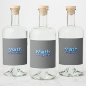Math Whispere Alkoholflaschenetikett (Flaschen)