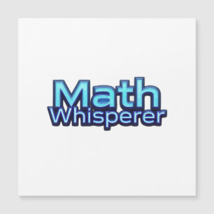 Math Whispere Magnetkarte