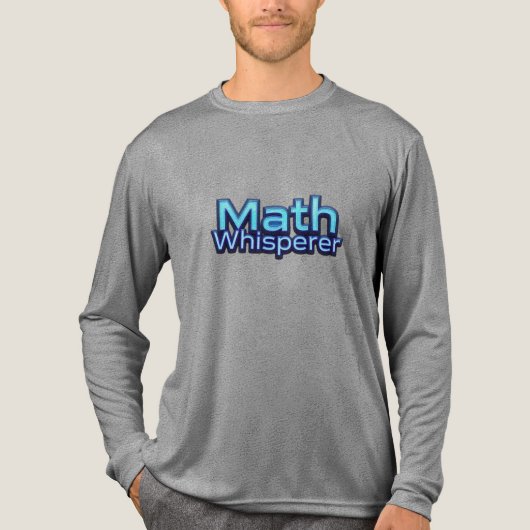 Math Whispere Tri-Blend Shirt (Vorderseite)
