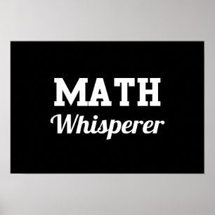 Math Whisperer Poster