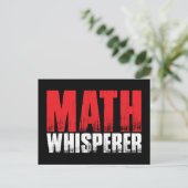 Math Whisperer Postkarten (Stehend Vorderseite)