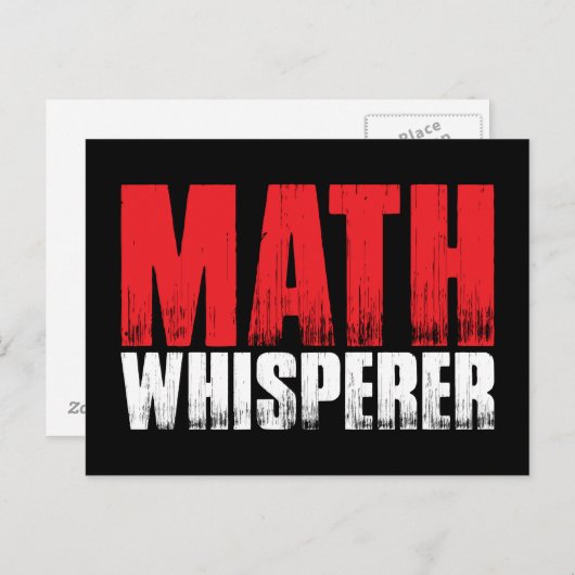 Math Whisperer Postkarten (Vorne/Hinten)