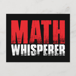 Math Whisperer Postkarten