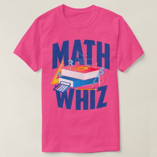 Math Whiz Math Student T-Shirt (Design vorne)