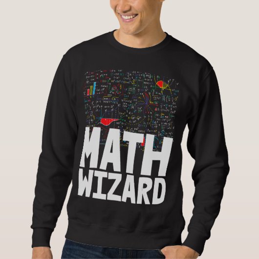 Math Wizard Kleinkind Mathletics Geburtstag Sweatshirt (Vorderseite)
