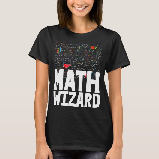 Math Wizard Kleinkind Mathletics Geburtstag T-Shirt (Vorderseite)