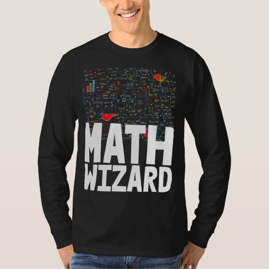 Math Wizard Kleinkind Mathletics Geburtstag T-Shirt (Vorderseite)
