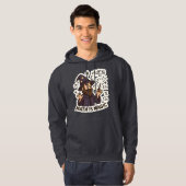 Math Wizard Sticker - "Mathe is Magic" transparent Hoodie (Vorne ganz)