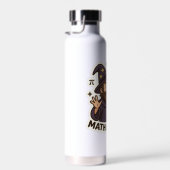 Math Wizard Sticker - "Mathe is Magic" transparent Trinkflasche (Rechts)