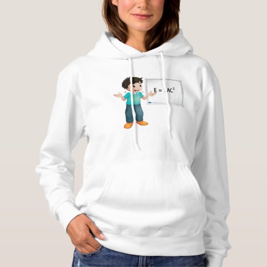 Math Womens Hoodie lernen (Vorderseite)