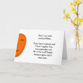 Math Word Problems Funny Math Joke Lehrer Spaß Karte (Gelbe Blume)