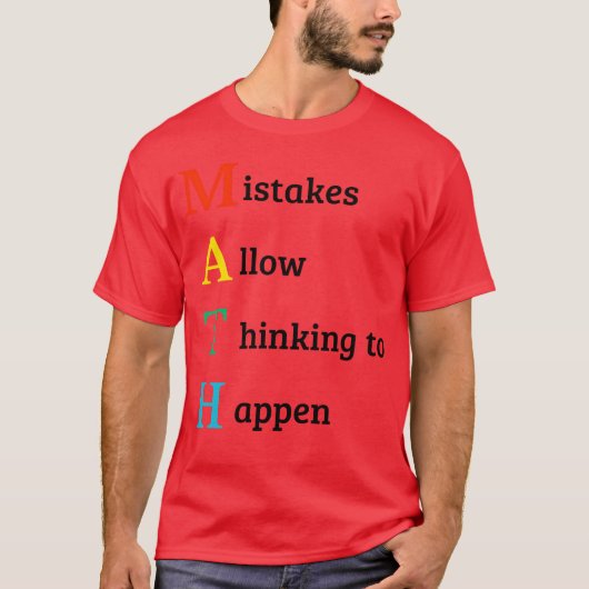 Math-Zitat-Schulmädchen Mädchen T-Shirt (Vorderseite)