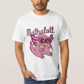 MATHALOTL PLAYFUL AXOLOTL MATH T-Shirt (Vorderseite)