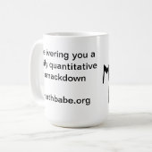 Mathbabe Tasse (Vorderseite Links)