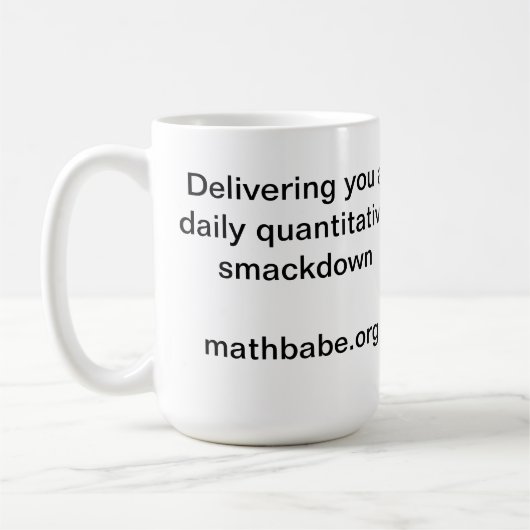 Mathbabe Tasse (Links)