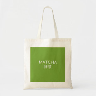 MATHCA 抹 茶 - White Writing Tragetasche