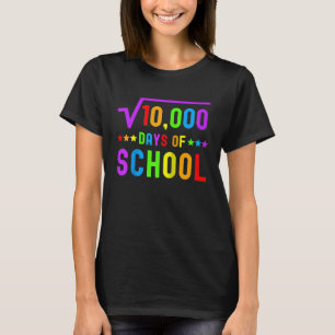 Mathe 100 Tage Schule Mathe-Lehrer 100 Tage S T-Shirt