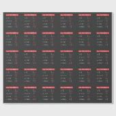 Mathe-Algebra-Mathematik-Lehrer-Geschenk-Idee Geschenkpapier (Flach)